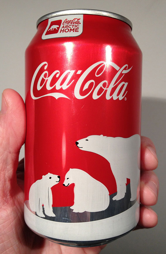 Coca Cola Arctic Home Can by Darren Whittington